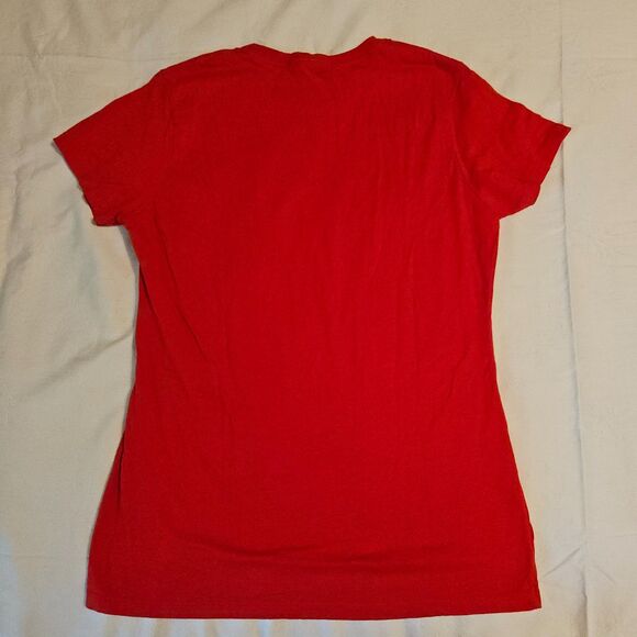 Swiftie "Loving Him Was Red" Graphic Football Tee - Size S (Women's) - Picture 3 of 5